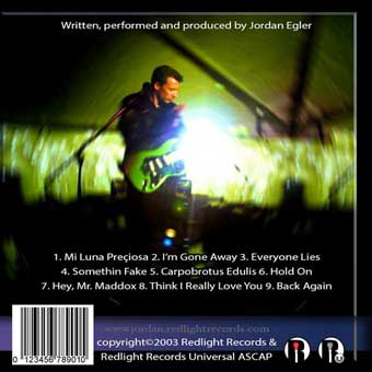 Jordan Egler Slideshow Album Cover back